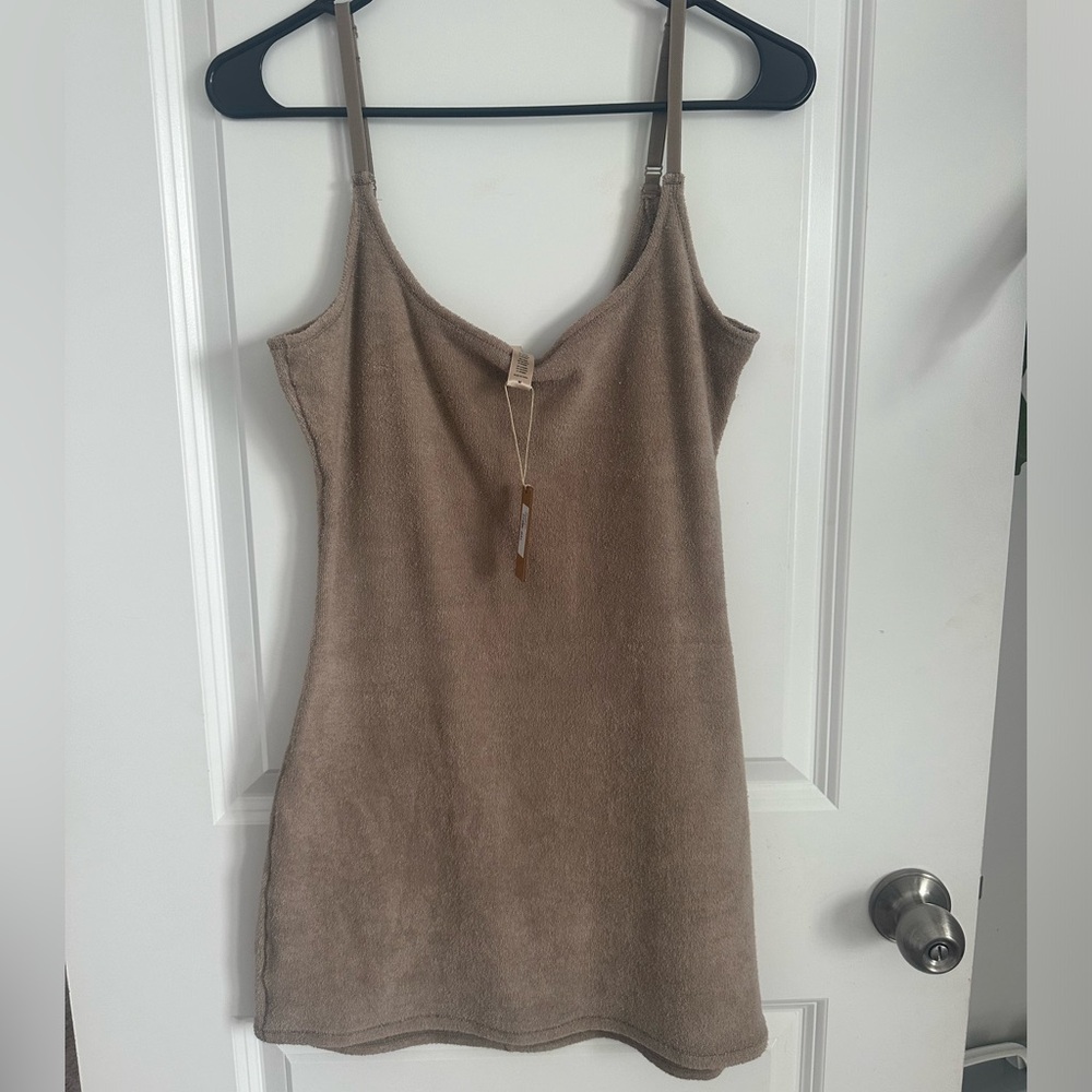 SKIMS desert terry dress NWT